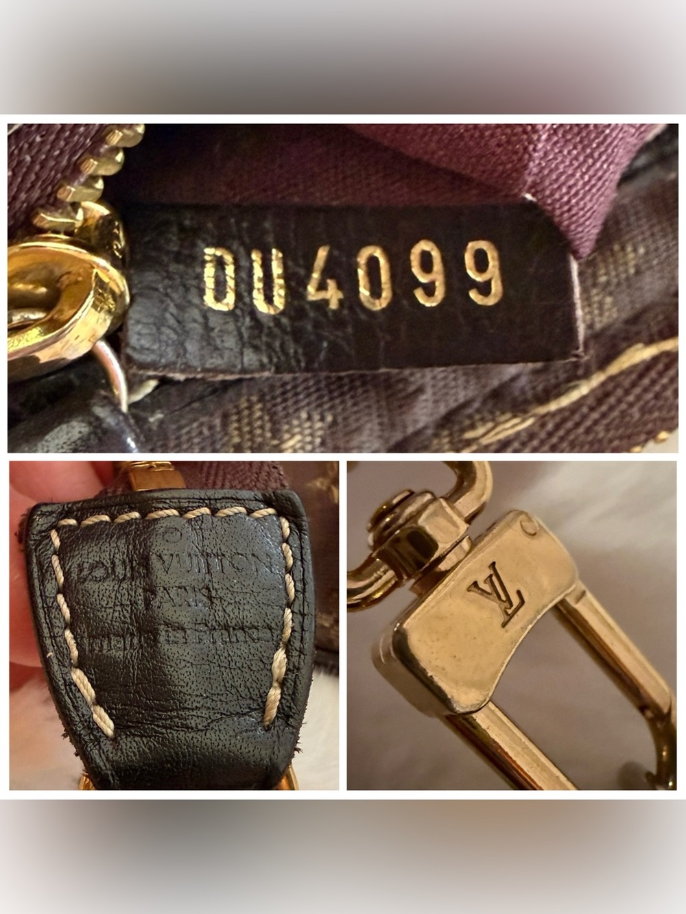 Louis Vuitton Brown Monogram Canvas Mini Lin Pochette with Chain Wristlet - Picture 12 of 15